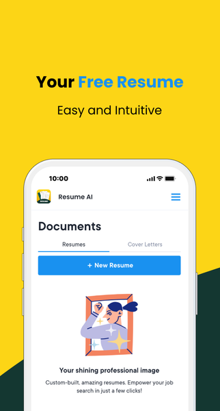Resume.ai – AI Resume Builder - Image screenshot of android app