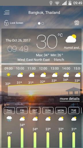 Weather forecast - Image screenshot of android app