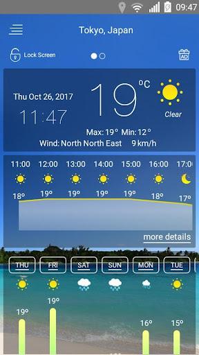 Weather forecast - Image screenshot of android app