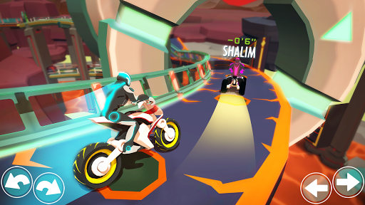 Gravity Rider: Space Bike Race - Gameplay image of android game