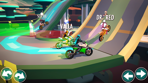 Gravity Rider: Space Bike Race - Gameplay image of android game