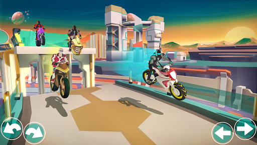 Gravity Rider: Space Bike Race - Gameplay image of android game