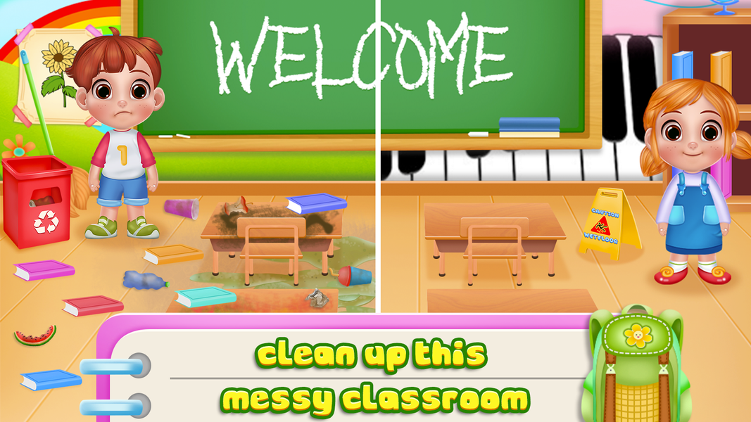 My First day of school daycare - Gameplay image of android game