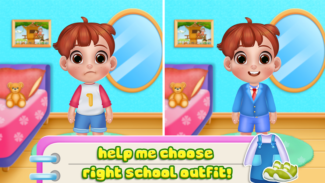 My First day of school daycare - Gameplay image of android game