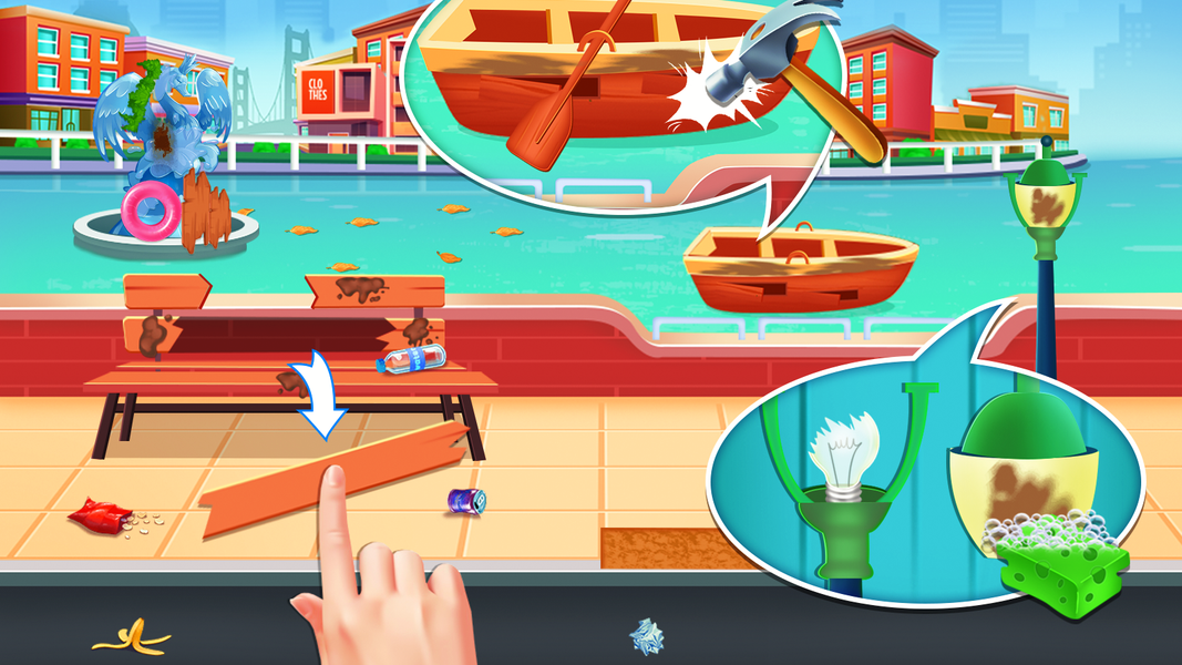 Chores games for girls - Gameplay image of android game