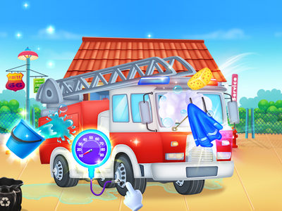 Mechanic repair shop - Car garage wash - Gameplay image of android game
