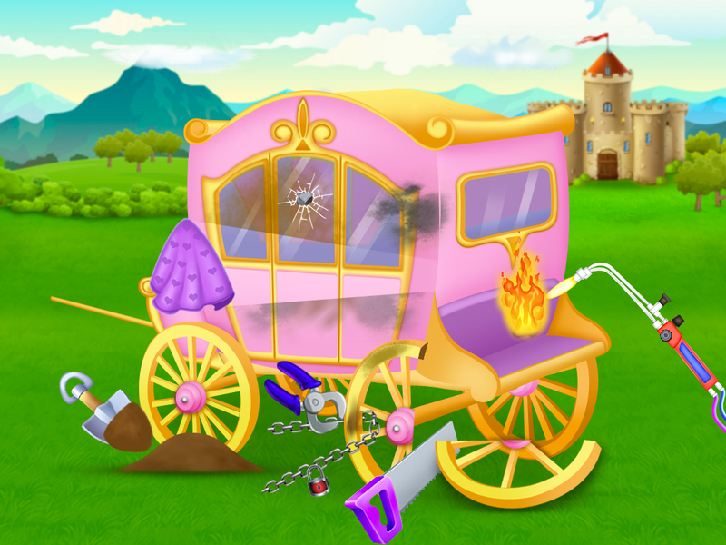 Princess house cleaning advent - عکس بازی موبایلی اندروید