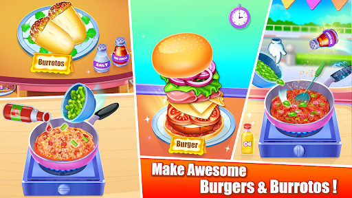 Street food cooking game - Gameplay image of android game