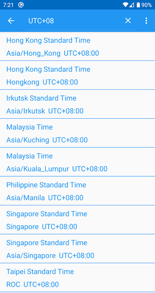 Cron - Time Zone Converter - Image screenshot of android app