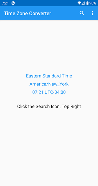 Cron - Time Zone Converter - Image screenshot of android app