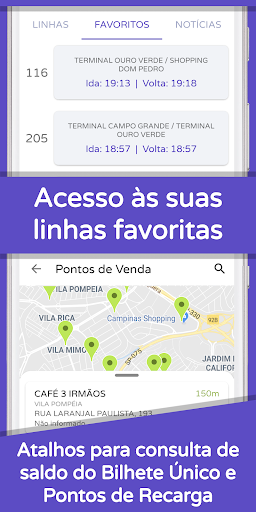 Public Bus Timetable Campinas - Image screenshot of android app