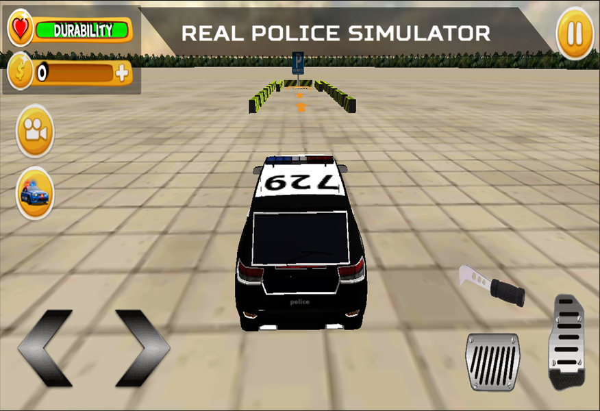 Police 4x4 Parking Simulator - Gameplay image of android game