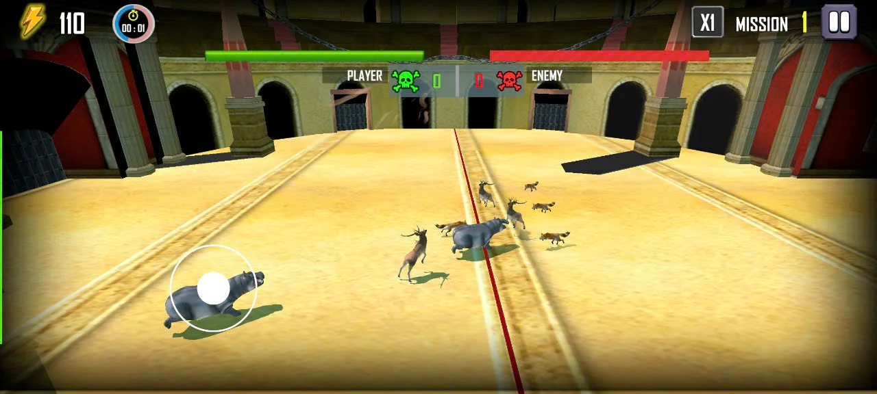 Animal battle ARBS: Savage War - عکس بازی موبایلی اندروید