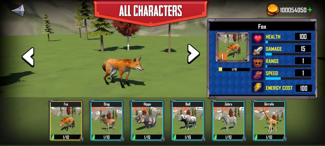 Animal battle ARBS: Savage War - عکس بازی موبایلی اندروید