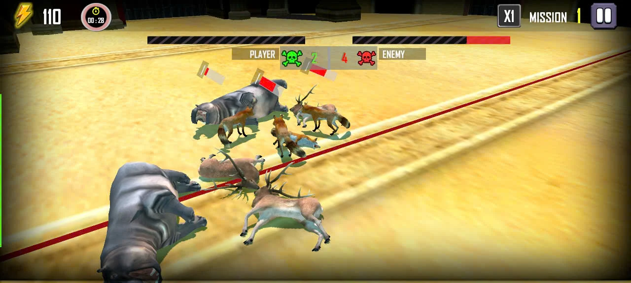 Animal battle ARBS: Savage War - عکس بازی موبایلی اندروید
