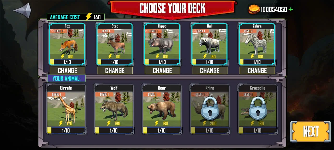 Animal battle ARBS: Savage War - عکس بازی موبایلی اندروید