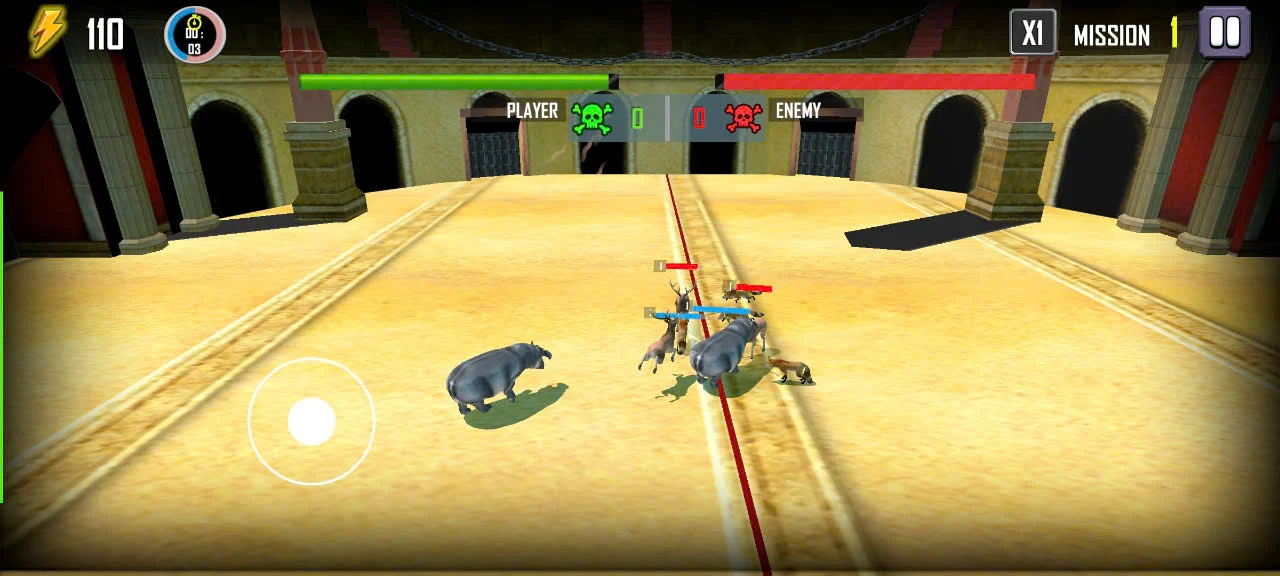 Animal battle ARBS: Savage War - عکس بازی موبایلی اندروید