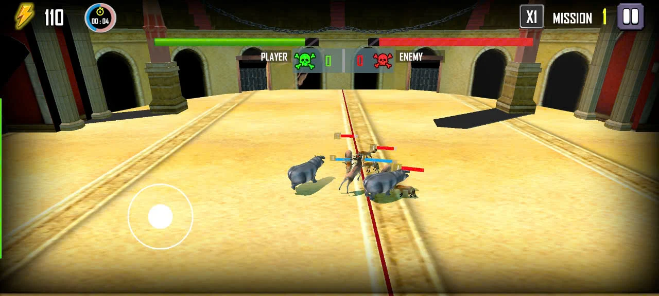 Animal battle ARBS: Savage War - عکس بازی موبایلی اندروید