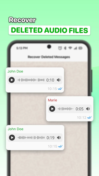 Recover Deleted Messages WAMR - عکس برنامه موبایلی اندروید