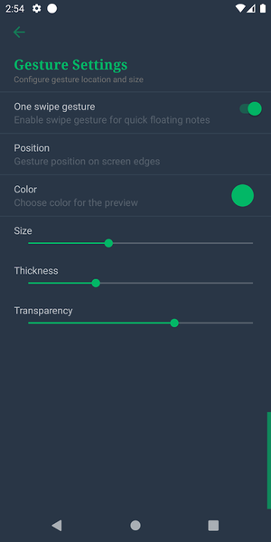 One Swipe Notes - Quick Notes - عکس برنامه موبایلی اندروید