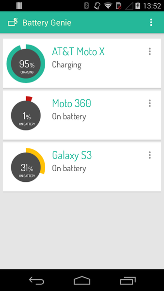 Battery Genie - Image screenshot of android app