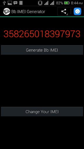 Bb IMEI Generator - Image screenshot of android app