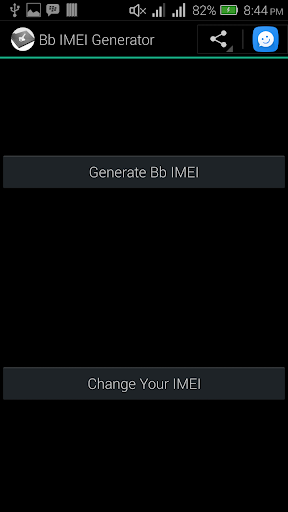 Bb IMEI Generator - Image screenshot of android app