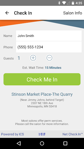 Great Clips Online Check-in - عکس برنامه موبایلی اندروید