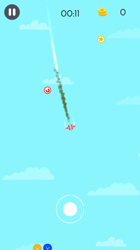 Plane Rush Escape from Missile - Image screenshot of android app