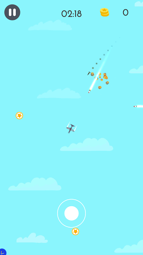 Plane Rush Escape from Missile - Image screenshot of android app