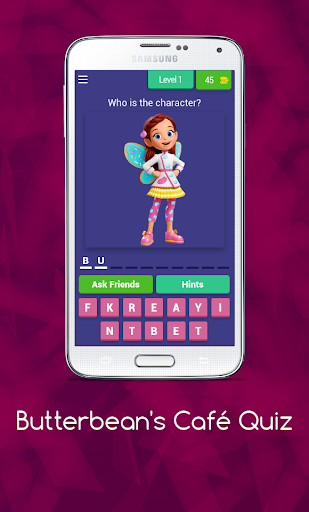 Butterbean's Café Quiz - Image screenshot of android app