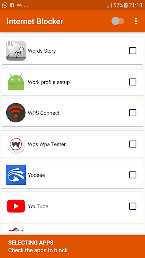 Internet Blocker for Apps - Image screenshot of android app