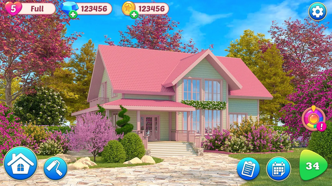 My Garden Design : Home Decor - Gameplay image of android game