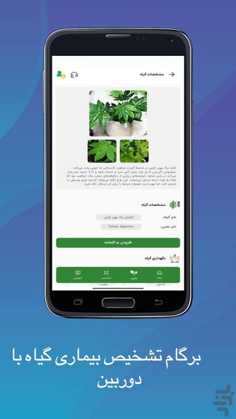 برگام | تشخیص نام گیاه با دوربین - عکس برنامه موبایلی اندروید