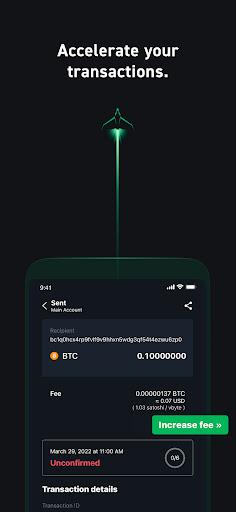 Blockstream BTC Wallet (Green) - عکس برنامه موبایلی اندروید