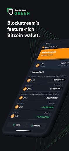 Green: Bitcoin Wallet - Image screenshot of android app