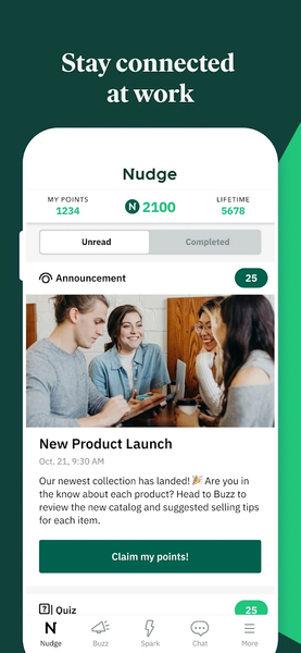 Nudge - Your Workplace App - Image screenshot of android app