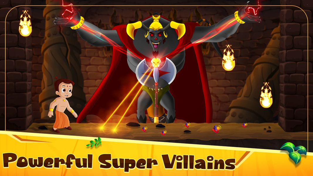 Bheem vs Super Villains Game - عکس بازی موبایلی اندروید