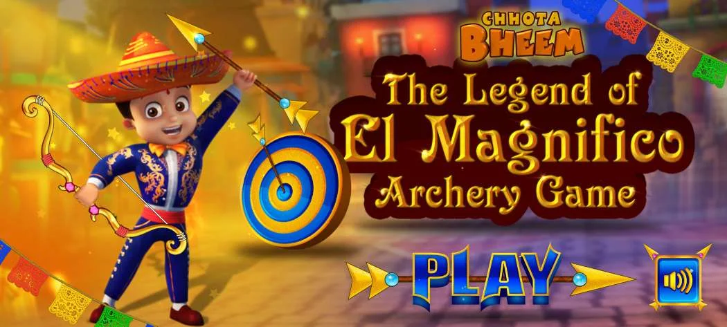 Chhota Bheem Archery in Mexico - Gameplay image of android game