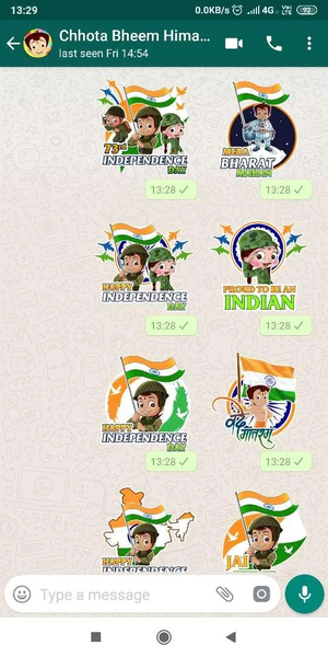 Chhota Bheem WAStickers - عکس برنامه موبایلی اندروید