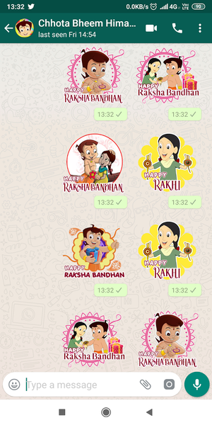 Chhota Bheem WAStickers - عکس برنامه موبایلی اندروید
