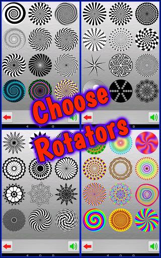 Hypnotic Rotators: Create Spinning Illusions - عکس برنامه موبایلی اندروید