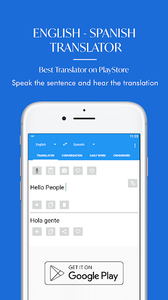 Spanish English Translator-Traductor - Image screenshot of android app
