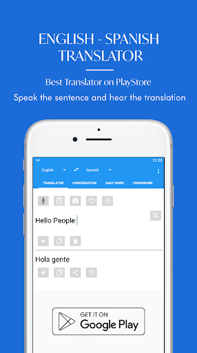 Spanish English Translator-Tra - Image screenshot of android app