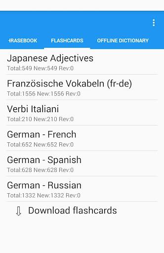 Translate French English now - Image screenshot of android app