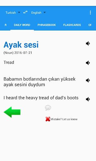 Turkish English Translator - Image screenshot of android app