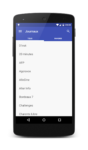 Journaux Français - عکس برنامه موبایلی اندروید