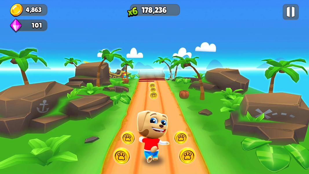 Dog Runner: My Pet Puppy Run - Gameplay image of android game