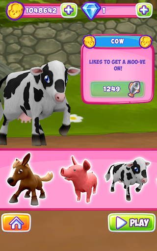 Pets Runner Farm Simulator - Gameplay image of android game