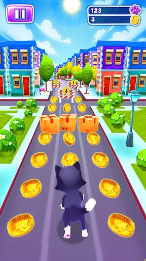 Cat Run: Kitty Runner Game - Gameplay image of android game